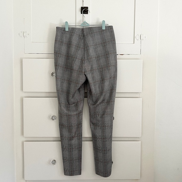 ZARA Plaid Pull-On Leggings/Pants NWT Size Large - Picture 4 of 7